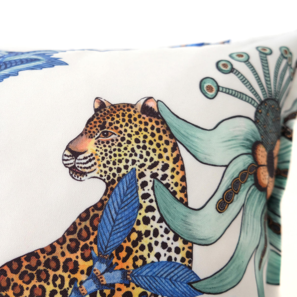 Ardmore Monkey Bean Solaris Tanzanite Pillow