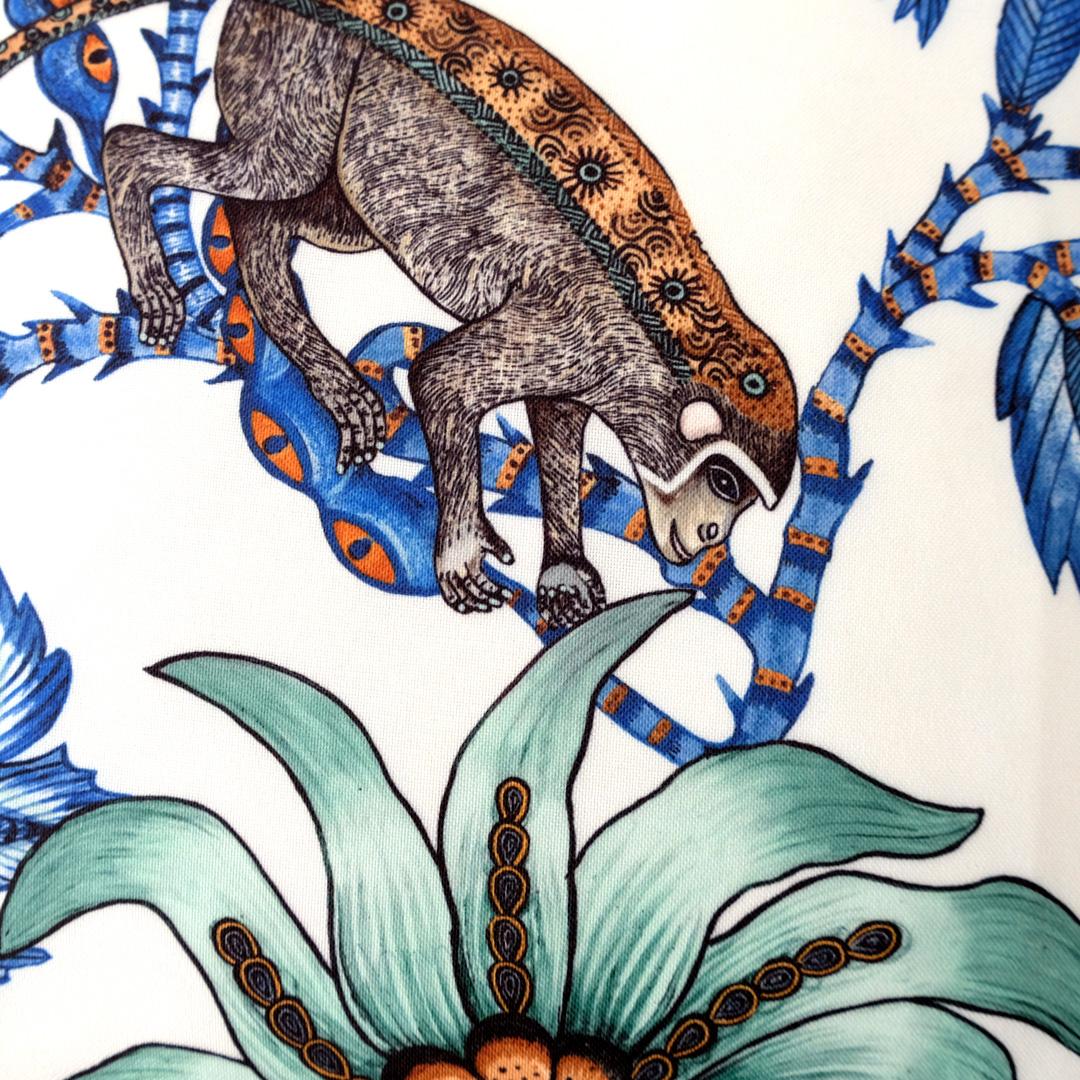 Ardmore Monkey Bean Solaris Tanzanite Pillow