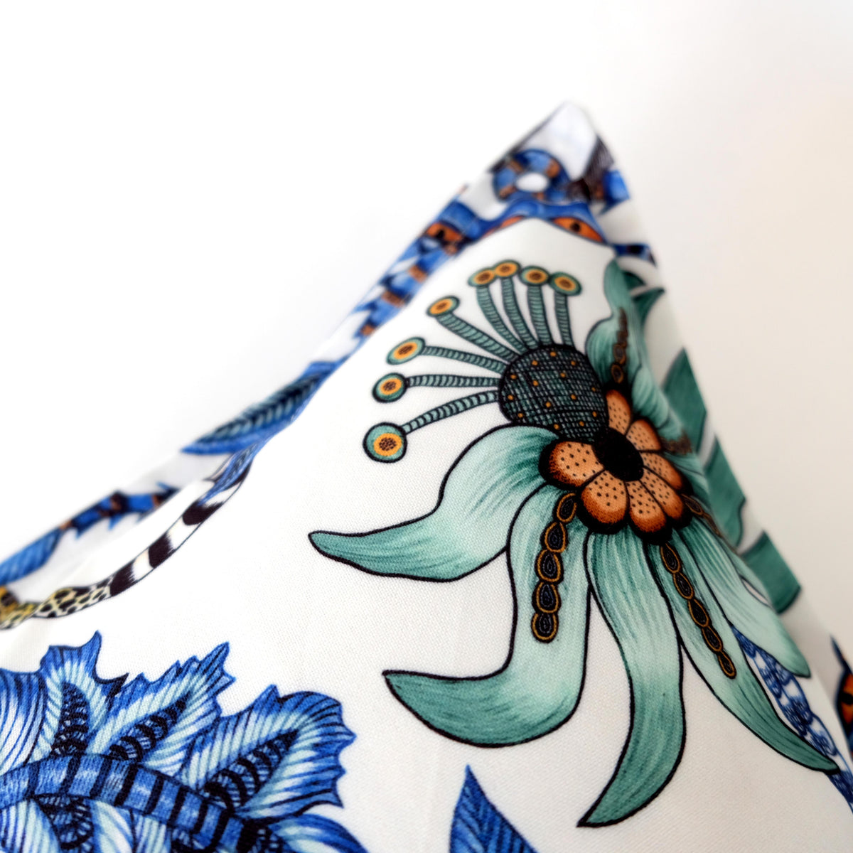 Ardmore Monkey Bean Solaris Tanzanite Pillow