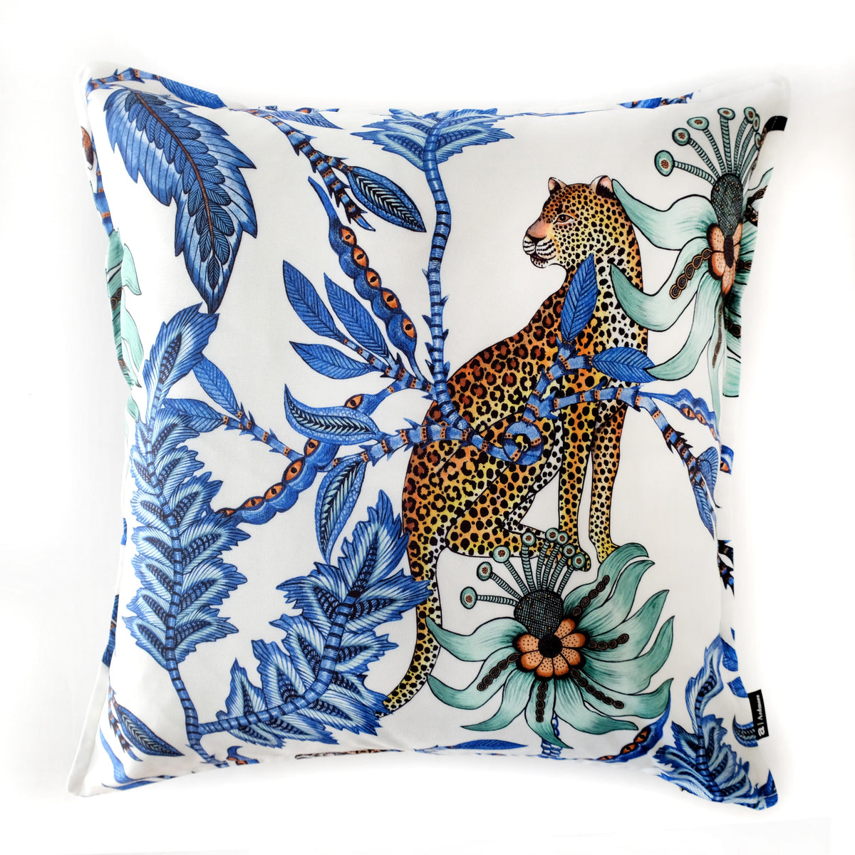 Ardmore Monkey Bean Solaris Tanzanite Pillow