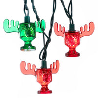 9' 10L National Lampoon's Christmas Vacation™ Red and Green Wally World Moose Mug Light Set