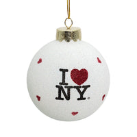 I Love NY® Glass Ball Ornament