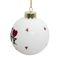 I Love NY® Glass Ball Ornament