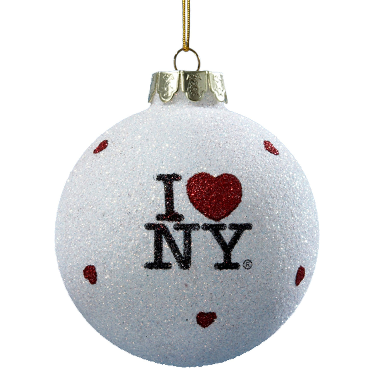 I Love NY® Glass Ball Ornament