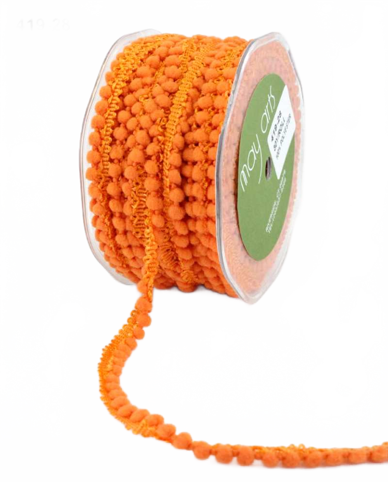 3/8 Inch Mini Pom Pom Ribbon