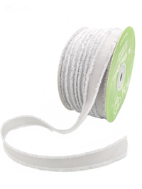 ~ 5/8″ Fuzzy Grey Grosgrain Ribbon