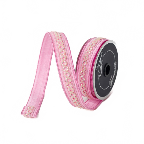 Ribbon 1" Opalescent Jewel Pink