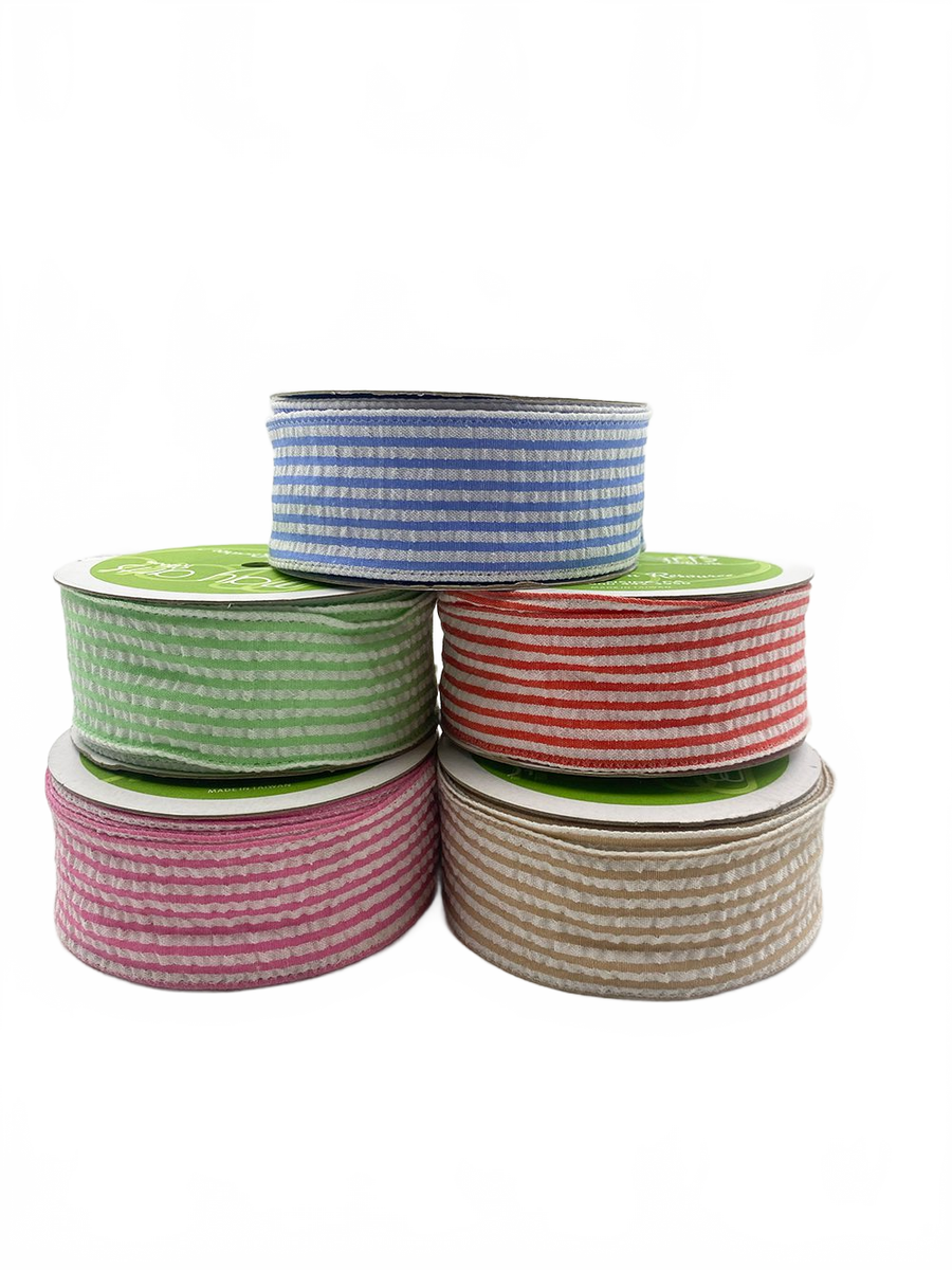 1.5″ Traditional Seersucker Ribbon