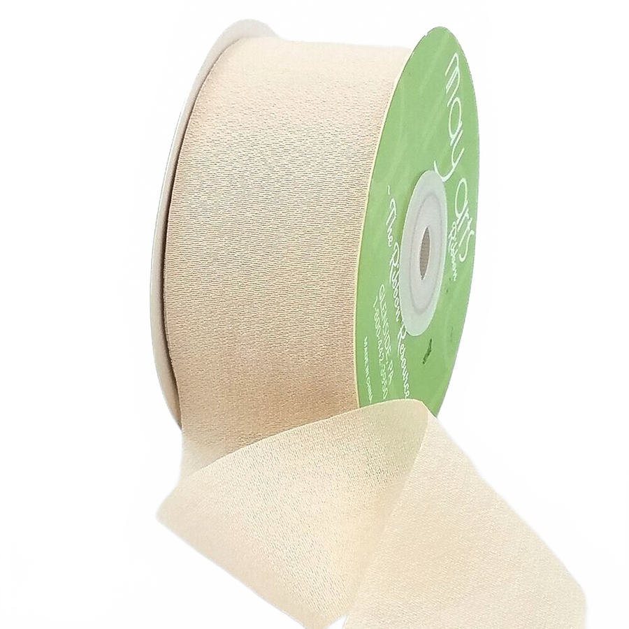 ~1.5″ Rayon Nude Silk Ribbon
