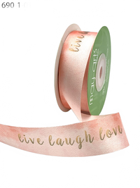 1″ Inspirational Single Faced Satin Print Ribbon