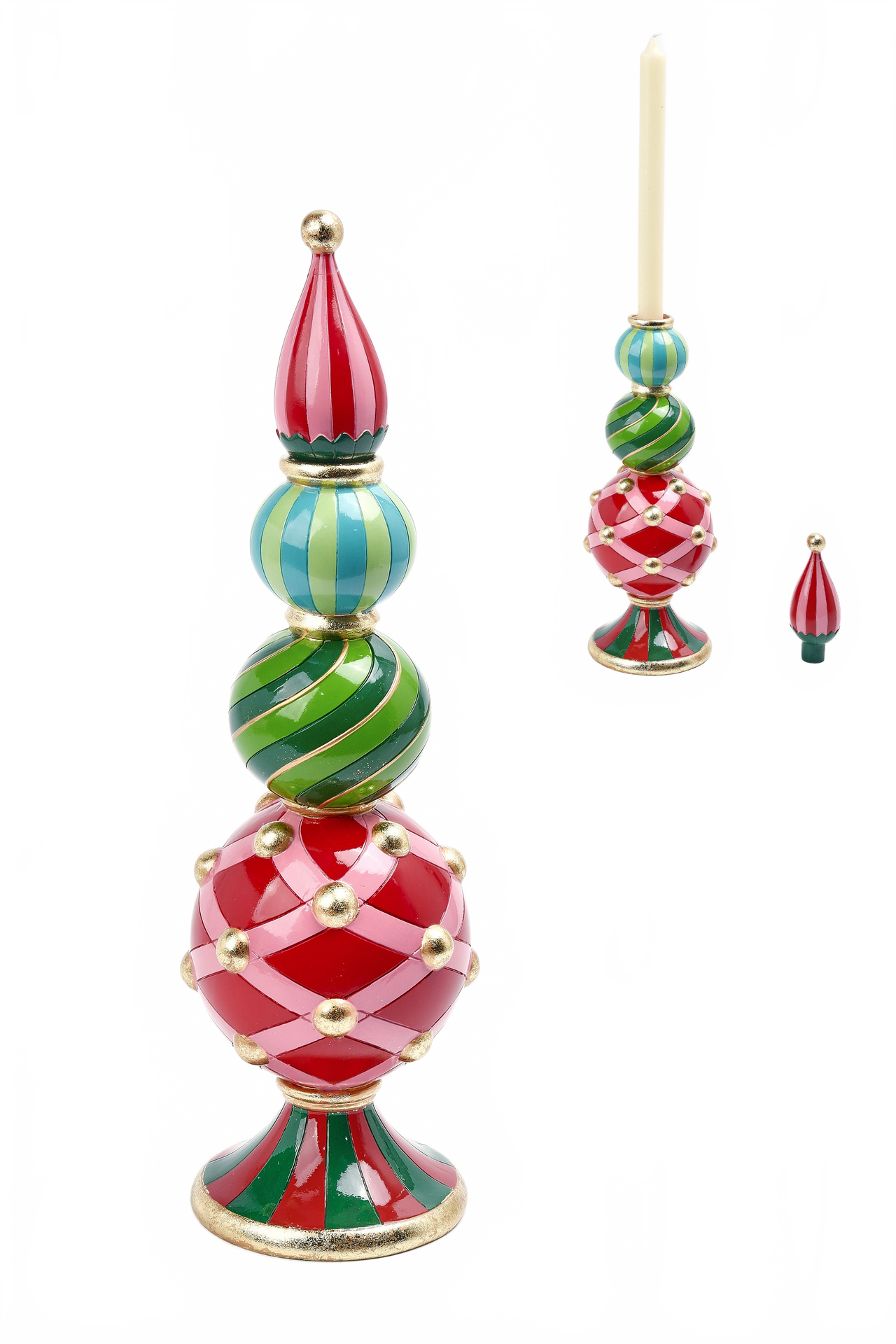 Pinnacle Decor & Candle Holder