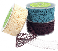 2 Inch Webbed Ribbon With Cut Edge