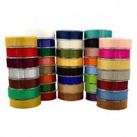 1 Inch Soft Shimmer Sheer Ribbon With Cut Edge
