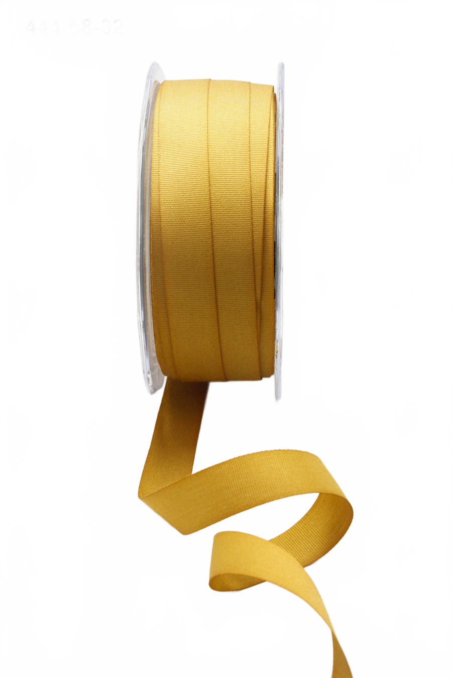 5/8 Inch Faux Lightweight Antique Gold Linen Ribbon With Woven Edge