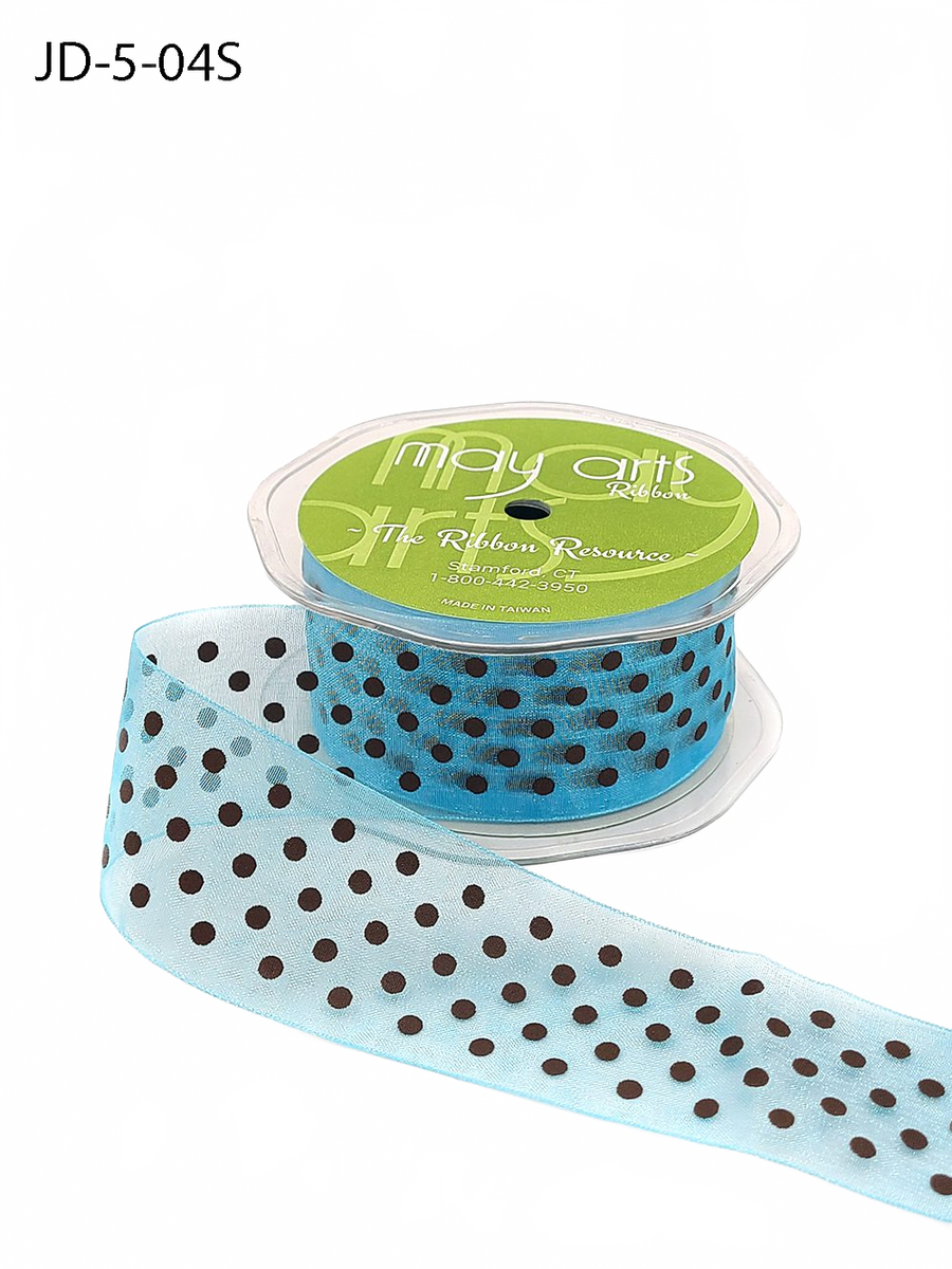 1.5 Inch Sheer Dots Ribbon