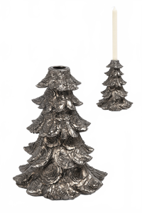 Lg. Rose Xmas Tree Candleholder