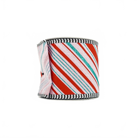 Ribbon Peppermint Stripes Pink