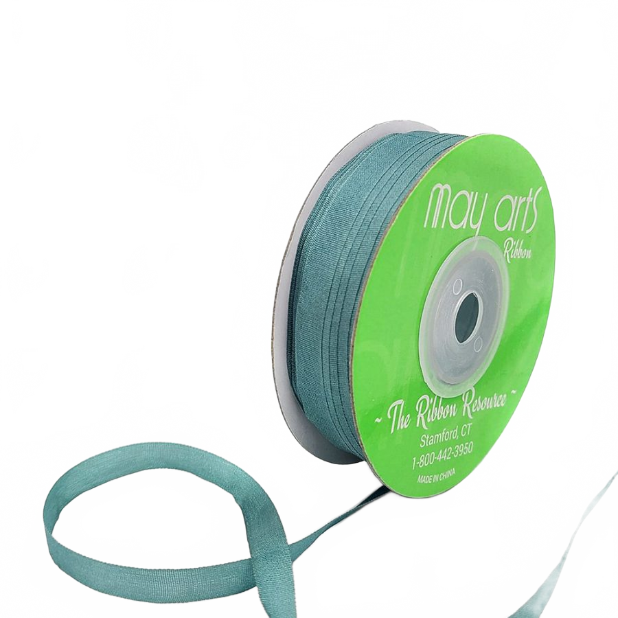 100% Hand-Dyed 1/4 Inch Silk Ribbon With Woven Edge