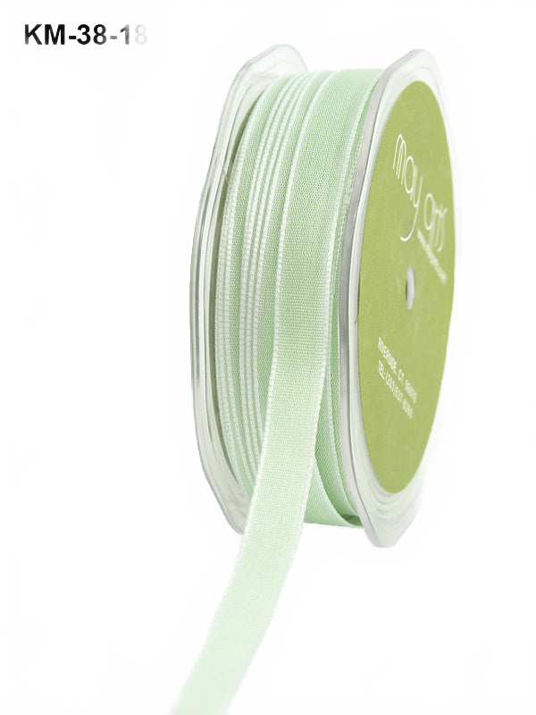 3/8 Iridescent Seafoam Ribbon With Wired Edge