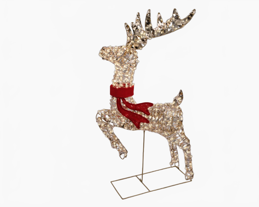 3.3 FT 720 Micro LED Gold Reindeer