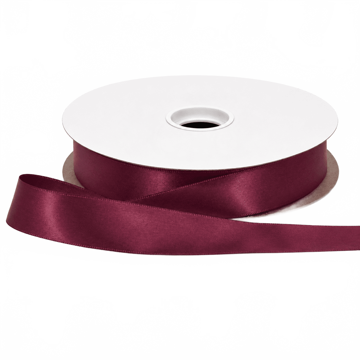 7/8″ Single Face Burgundy Satin Ribbon