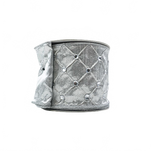 Ribbon Queens Jewels 4" Silver