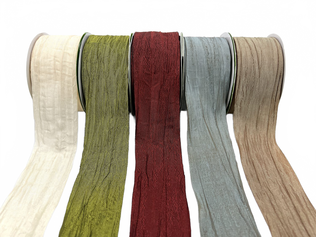 1.5 Inch Bespoke Crinkle Iridescent Ribbon