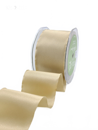 2 Inch Single Faced Satin Cut On The Bias Ribbon With Wavy Cut Edge