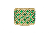 Ribbon Royal Net 4X5 Emerald