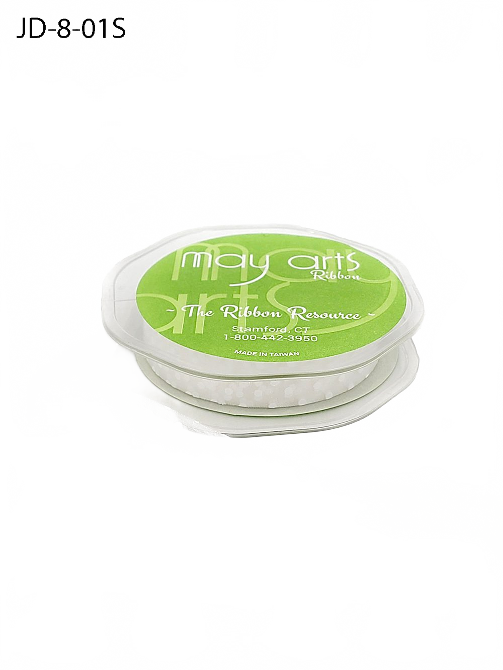 3/8 Inch & 5/8 Inch Sheer Dots Ribbon