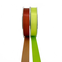 5/8 Inch Two-Color Reversible Satin With Woven Edge