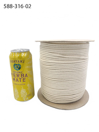 3/16 Inch Natural Natural Cotton Cord
