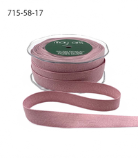 5/8 Inch Fuzzy Woven Pink Ribbon