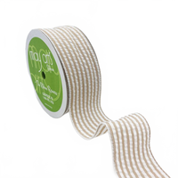 1.5″ Traditional Seersucker Sand Ribbon