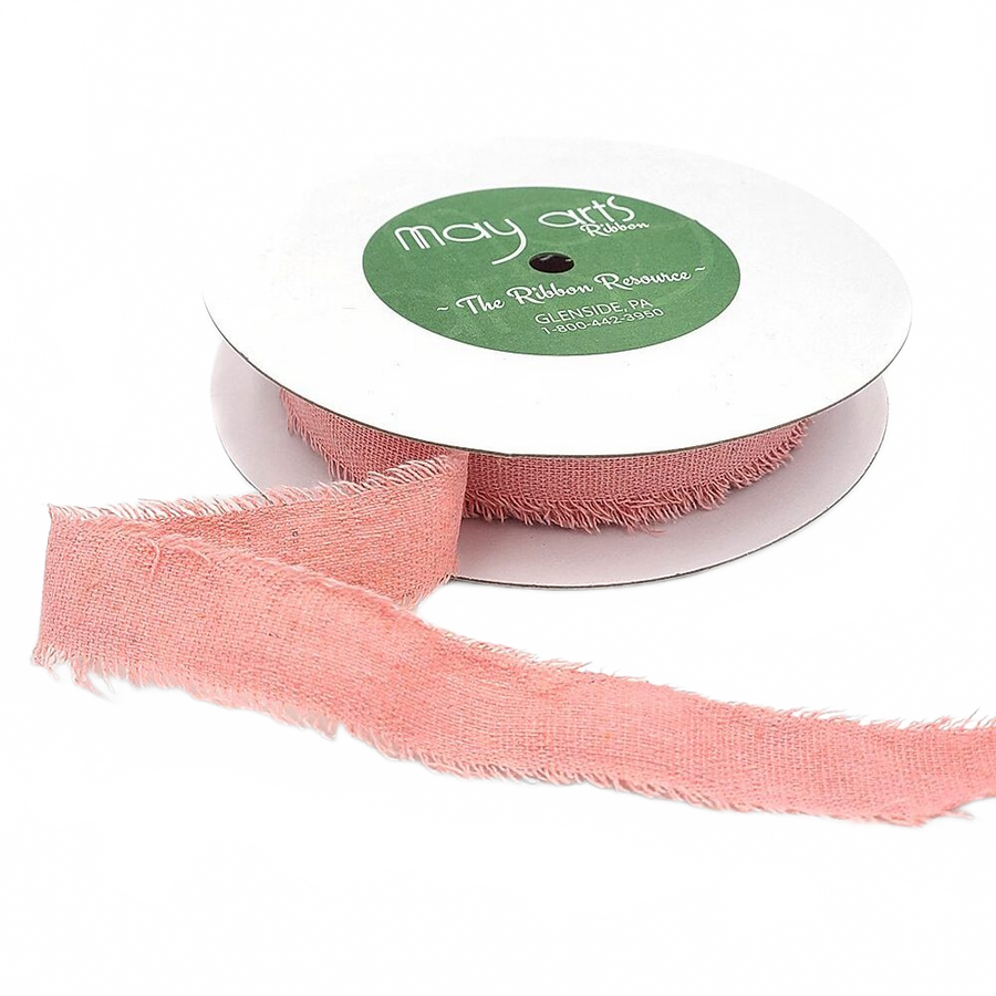 1 Inch Frayed Edge Cotton Ribbon