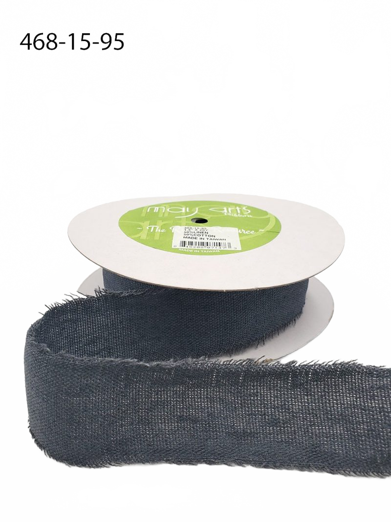 1.5 Inch Frayed Edge Cotton Ribbon