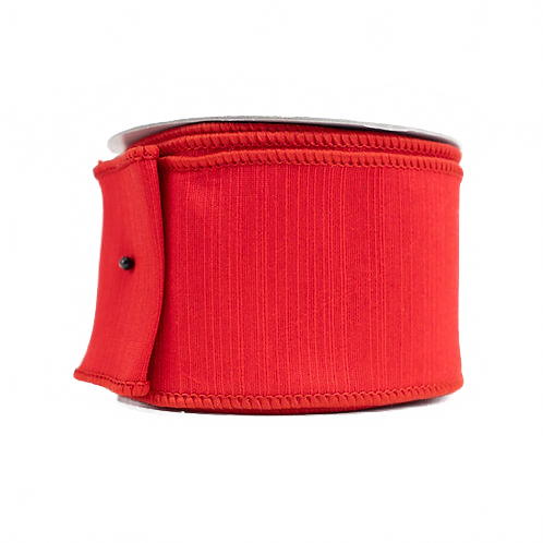 Ribbon 2.5" Shabby Silk Red