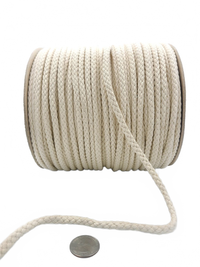 5/16 Inch Natural Natural Cotton Cord