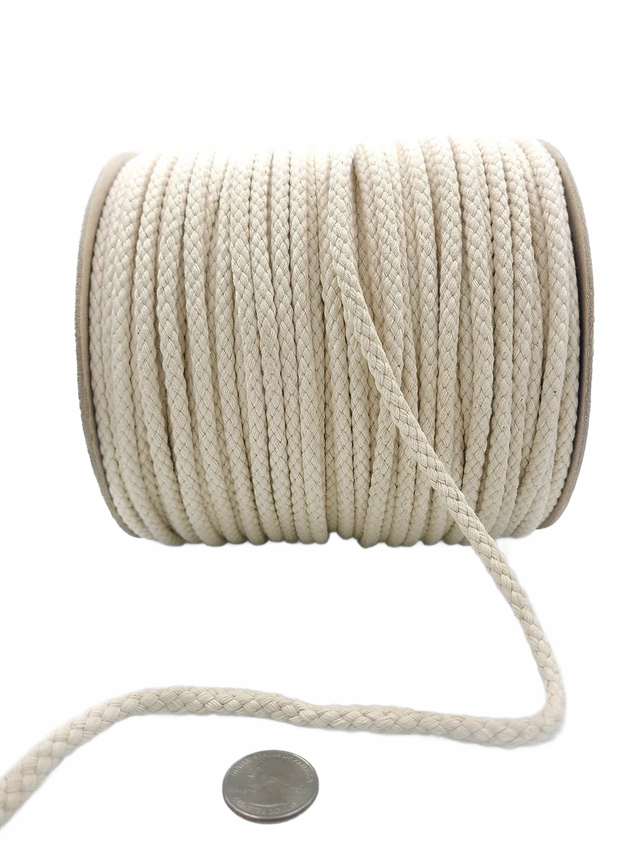 5/16 Inch Natural Natural Cotton Cord