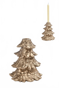 Sm. Rose Xmas Tree Candleholder