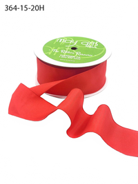 1.5 Inch Pink Taffeta Ribbon With Wired Edge