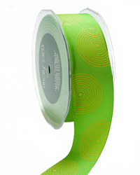 1.5 Inch Grosgrain Circles Ribbon