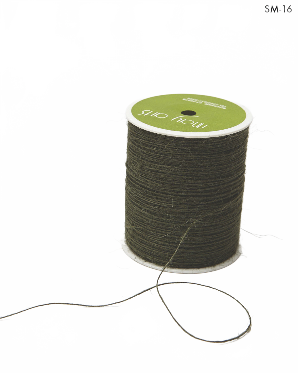 1 Millimeter 100% Jute Olive Burlap String Cord Ribbon