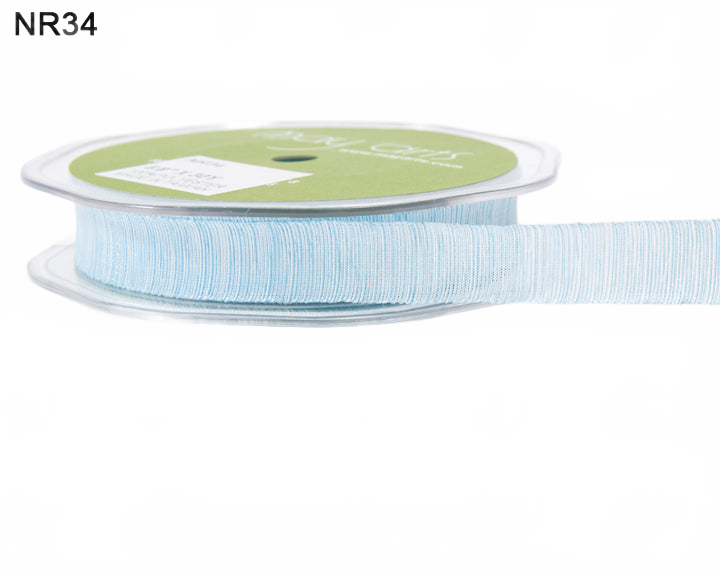 5/8 Inch Textured Two-Tone Ribbon With Woven Edge