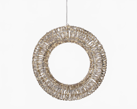 2.3 FT 960 Micro LED Warm White Gold Wreath