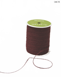 1 Millimeter 100% Jute Marsala Burlap String Cord Ribbon