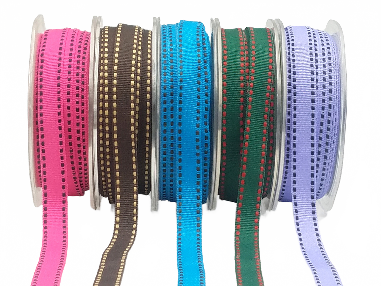 1/2 Inch Grosgrain/Stitched Edge Ribbon