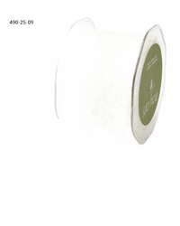 2.5 Inch Floral Elastic Lace Trim Ivory Ribbon With Scalloped Eyelash Edge