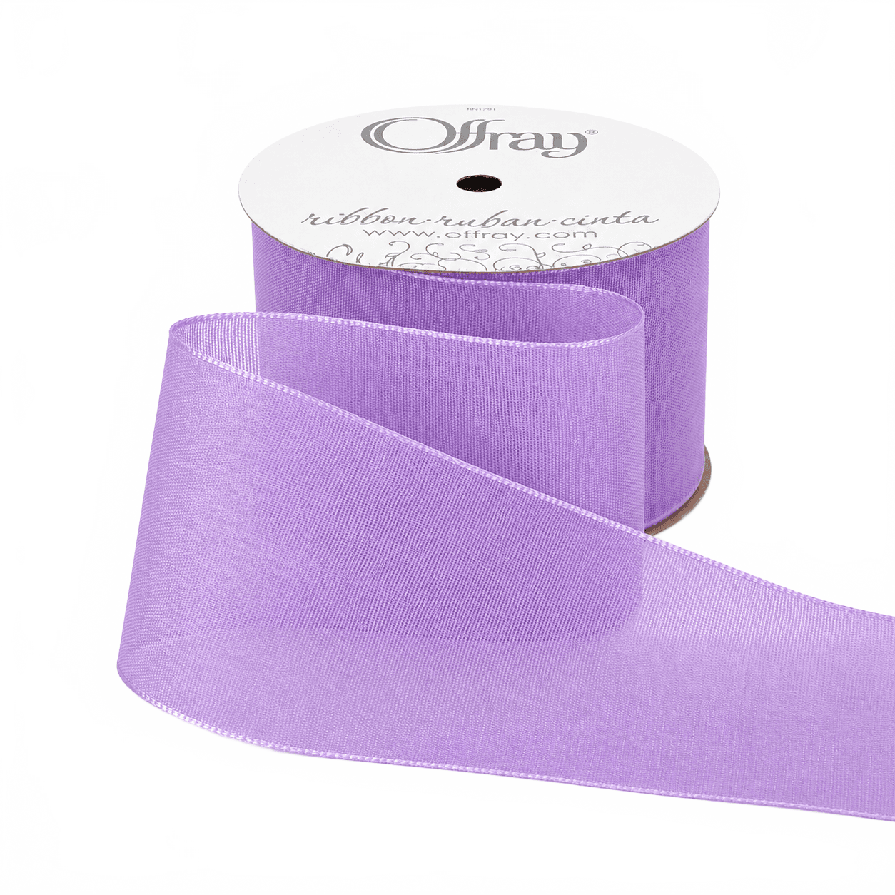 2.5″ Teagan Light Orchid Ribbon
