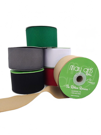 2.5 Inch Waterproof Weather-Resistant Grosgrain Ribbon With Woven Edge